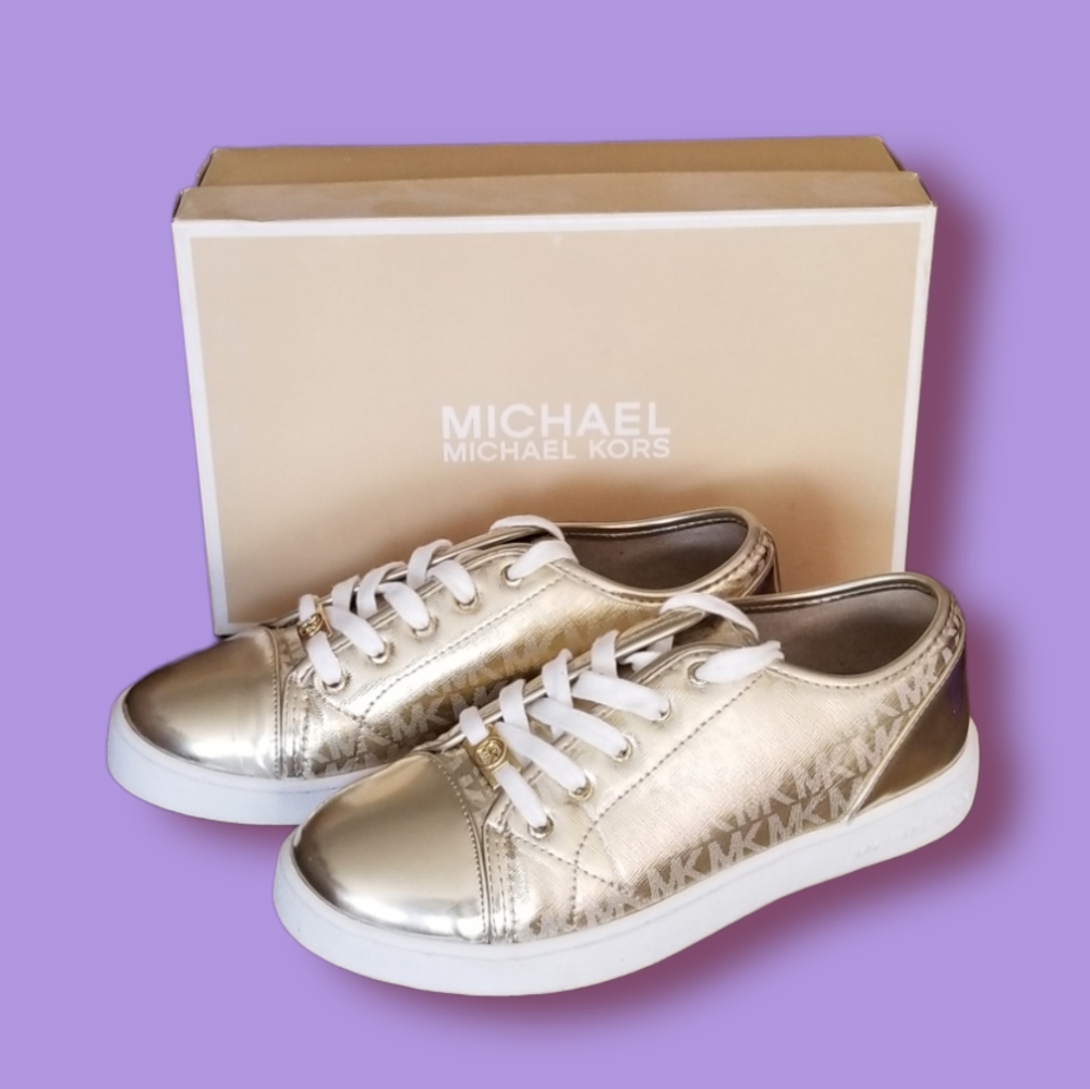 Gold Michael Kors Shoes